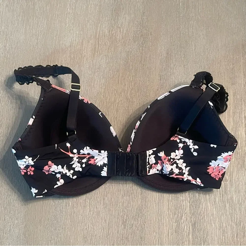 Natori Pure Luxe Underwire Tshirt Bra womens Size 32D Cherry Blossom intimates